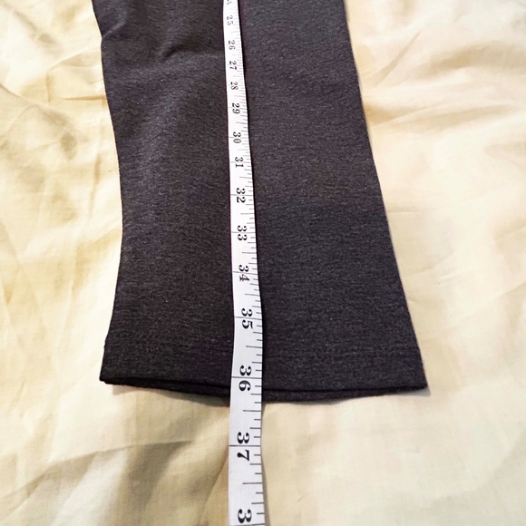 NEW PHOTOS! LEGGINGS, FLAT WAISTBAND, ASH GREY MIX, SIZE 4X, PULL ON, COTTON/ELA - Picture 5 of 8